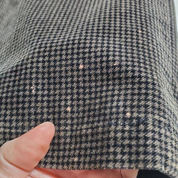 Edwin Prestige Pants Size M Houndstooth Pattern Black Tan Corduroy Womens - Picture 10 of 14